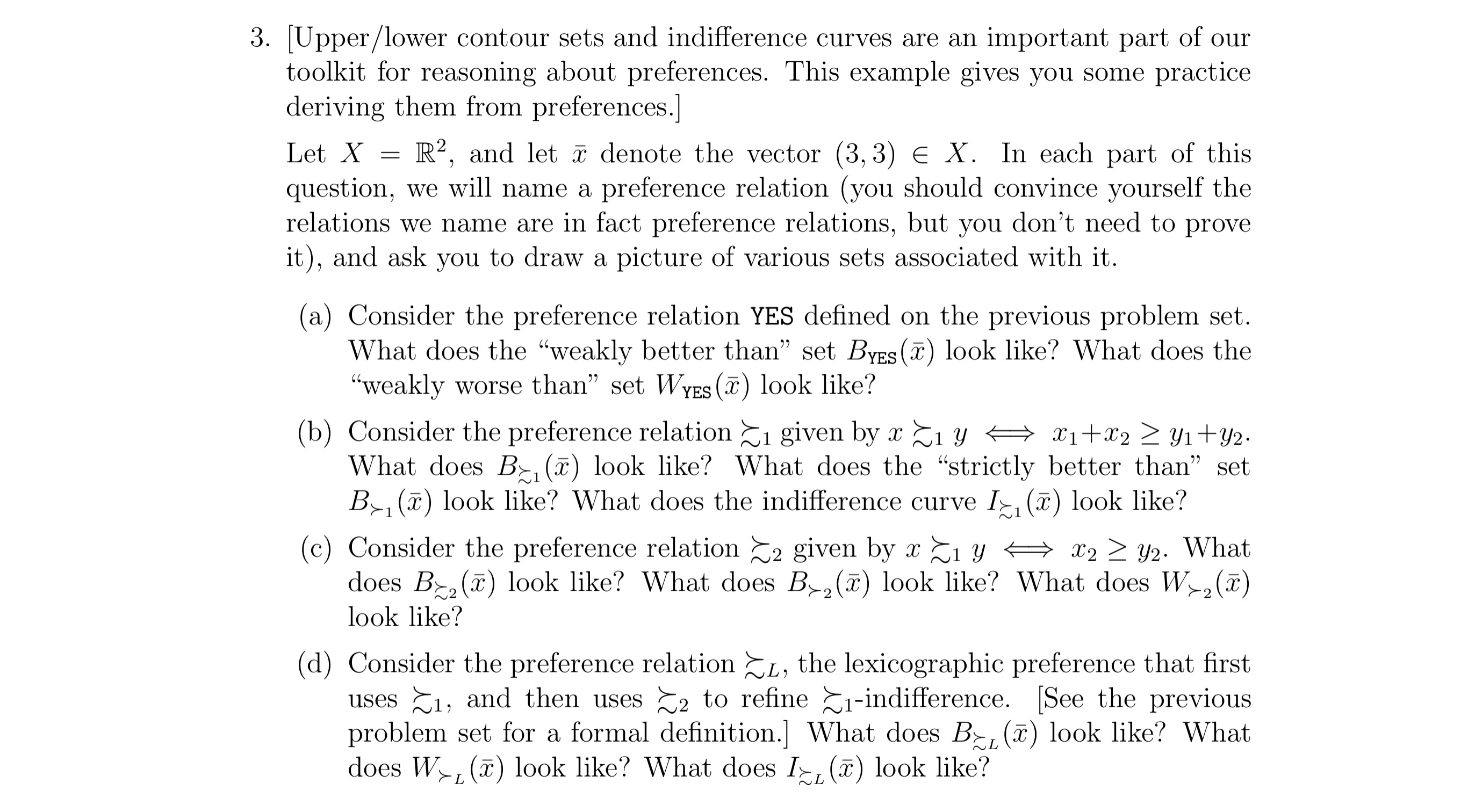 of our toolkit for reasoning about preferences. This example gives you some