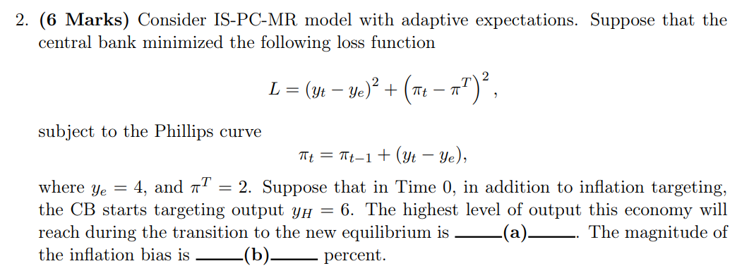 Hi, this question relates to Chapter 3 & 4 from Carlin and