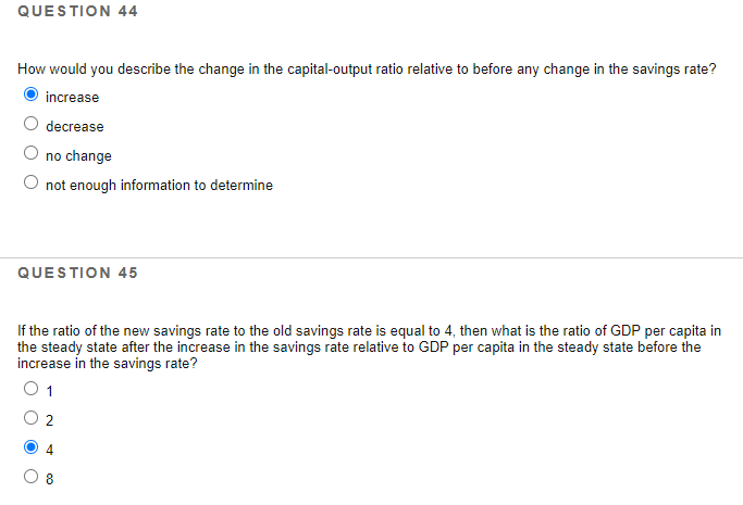 scenario with our Solow model beginning in its steady state equilibrium. The