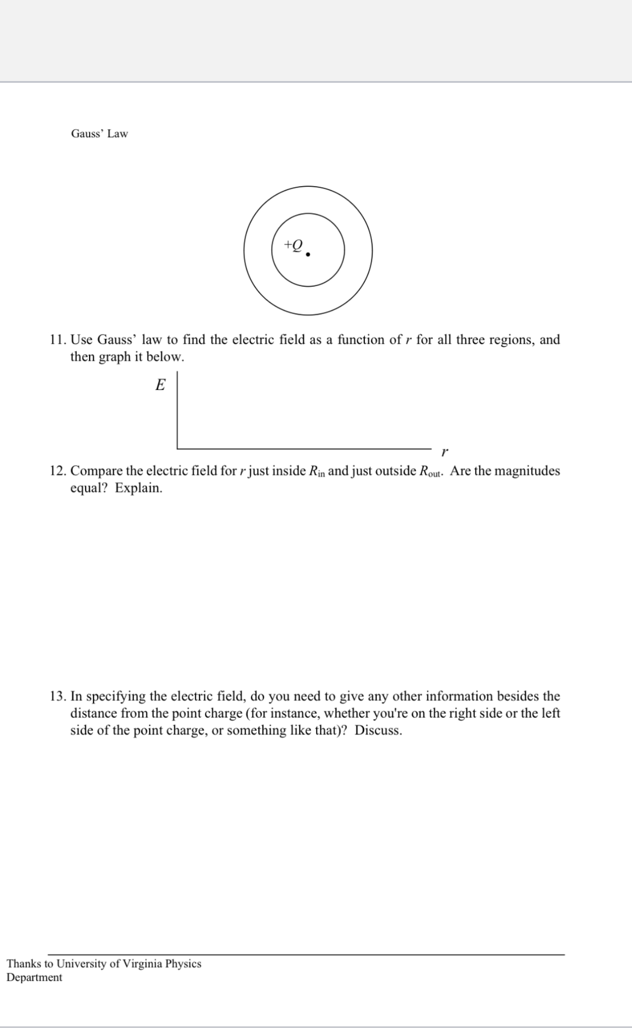 review the lecture where we relate field lines and the magnitude of