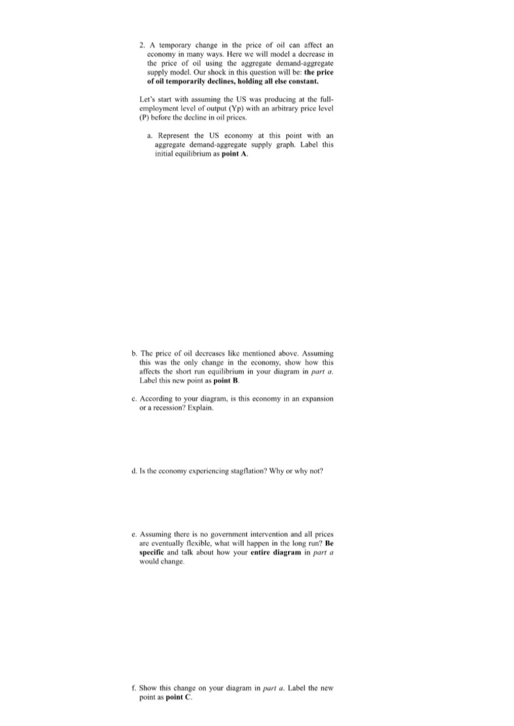 Please include a drawing of a graph with all the points it