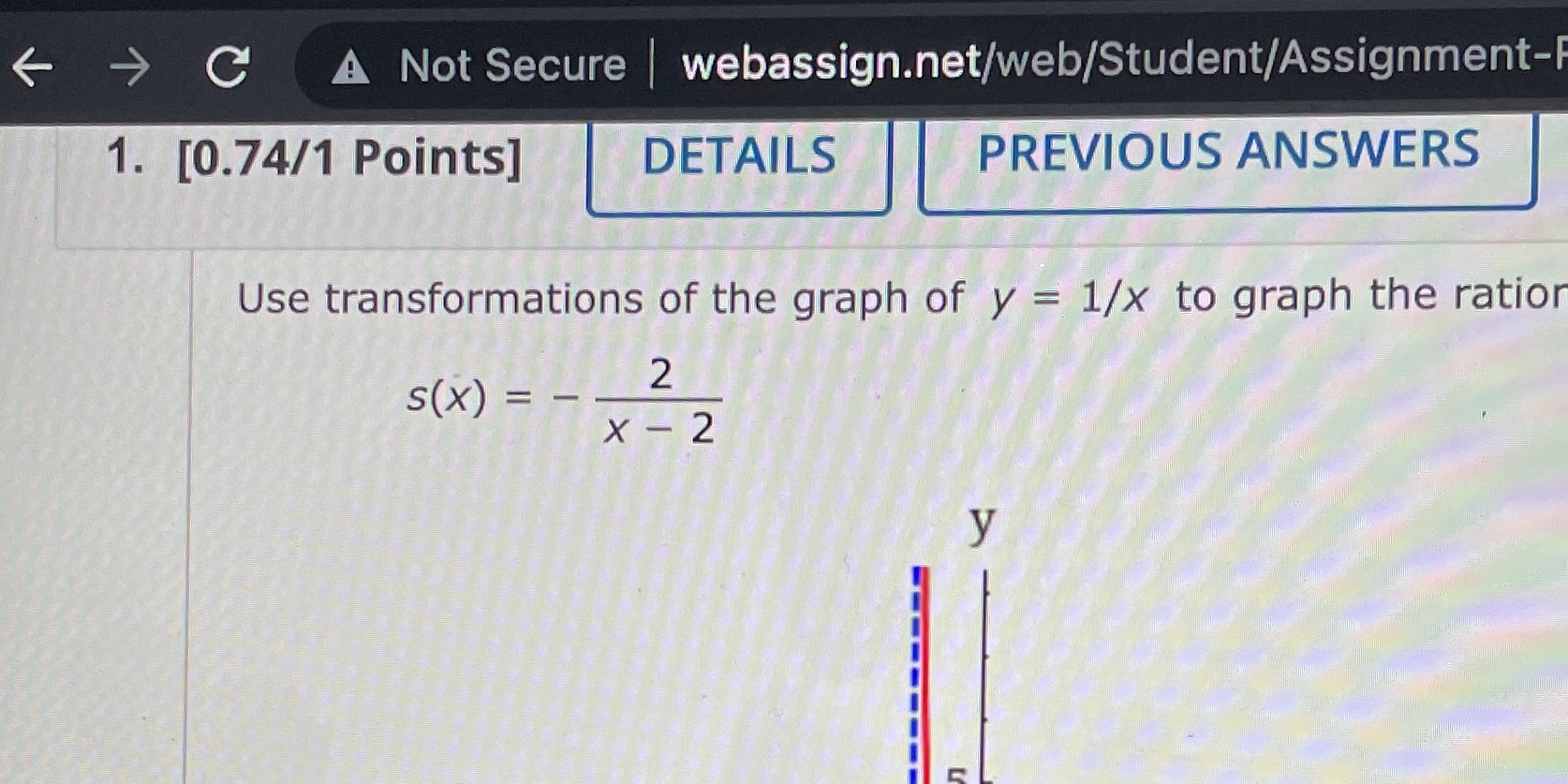 Find domain and range -> C A Not Secure | webassign.net/web/Student/Assignment- 1.