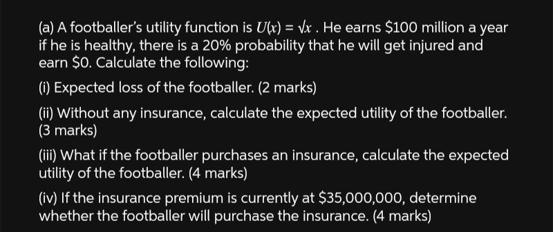 earns $100 million a year if he is healthy, there is a