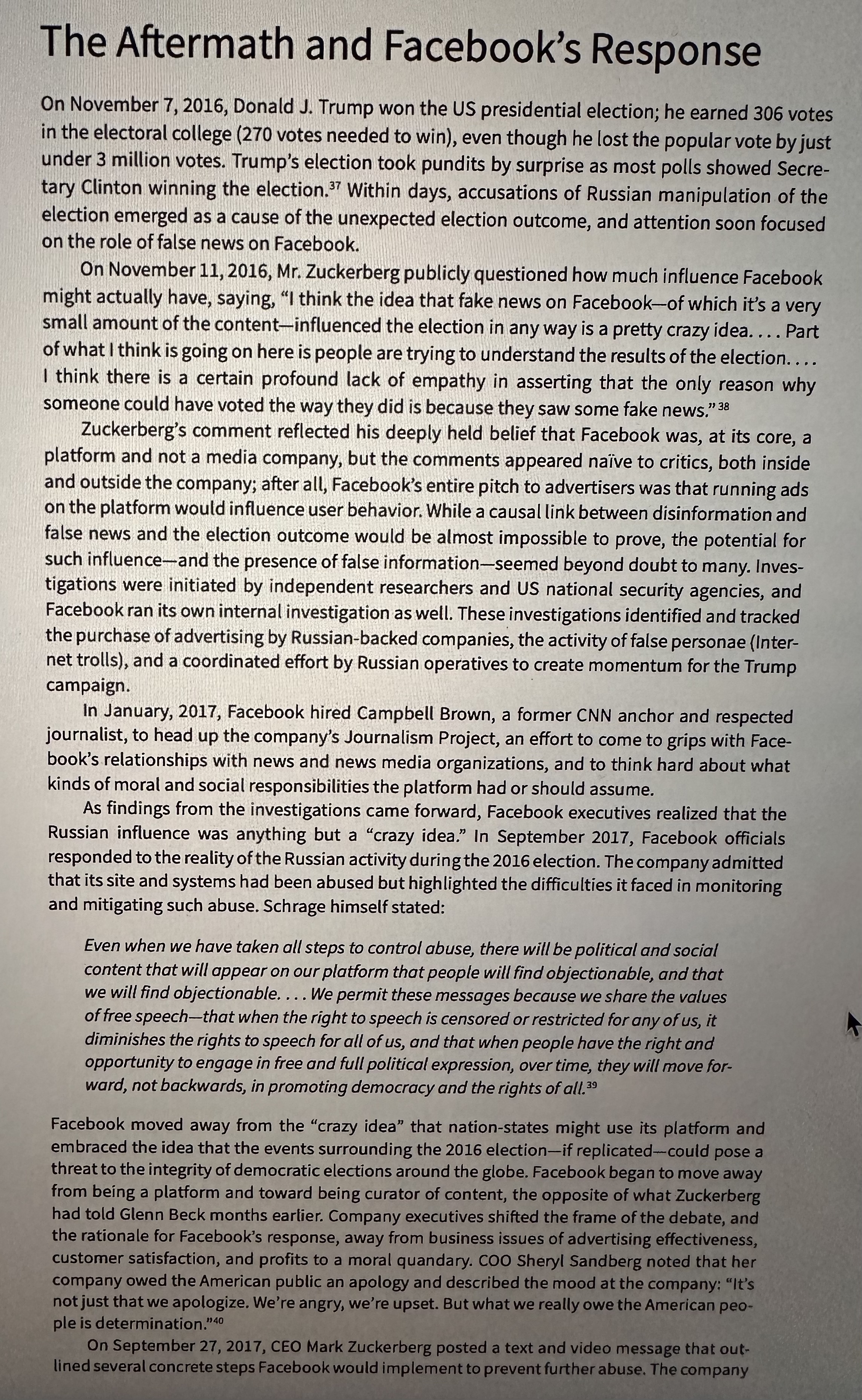 you! would follow the adage articulated by Supreme Court Justice Louis Brandies