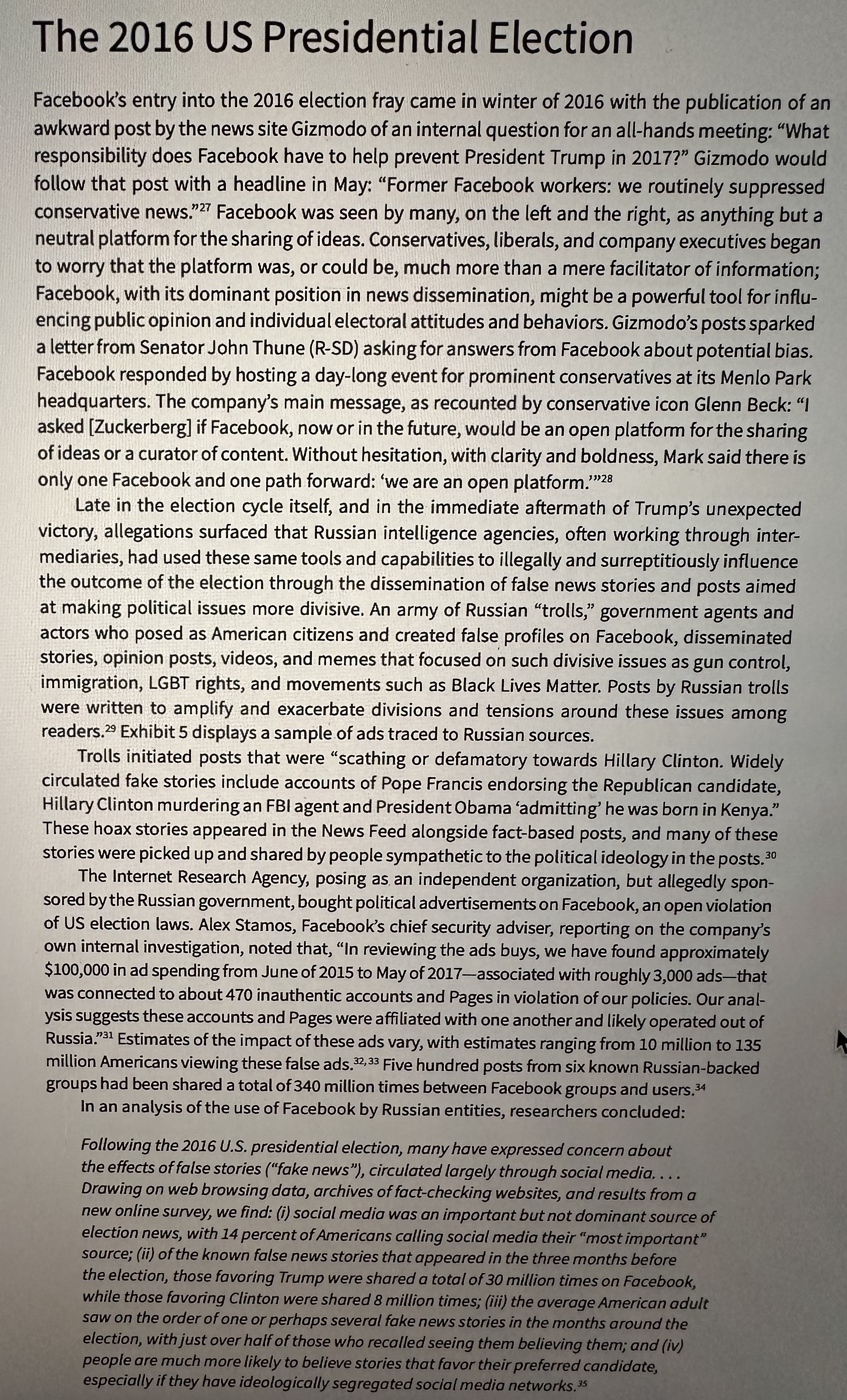 a century earlier: "Publicity is justly commended as a remedy for social