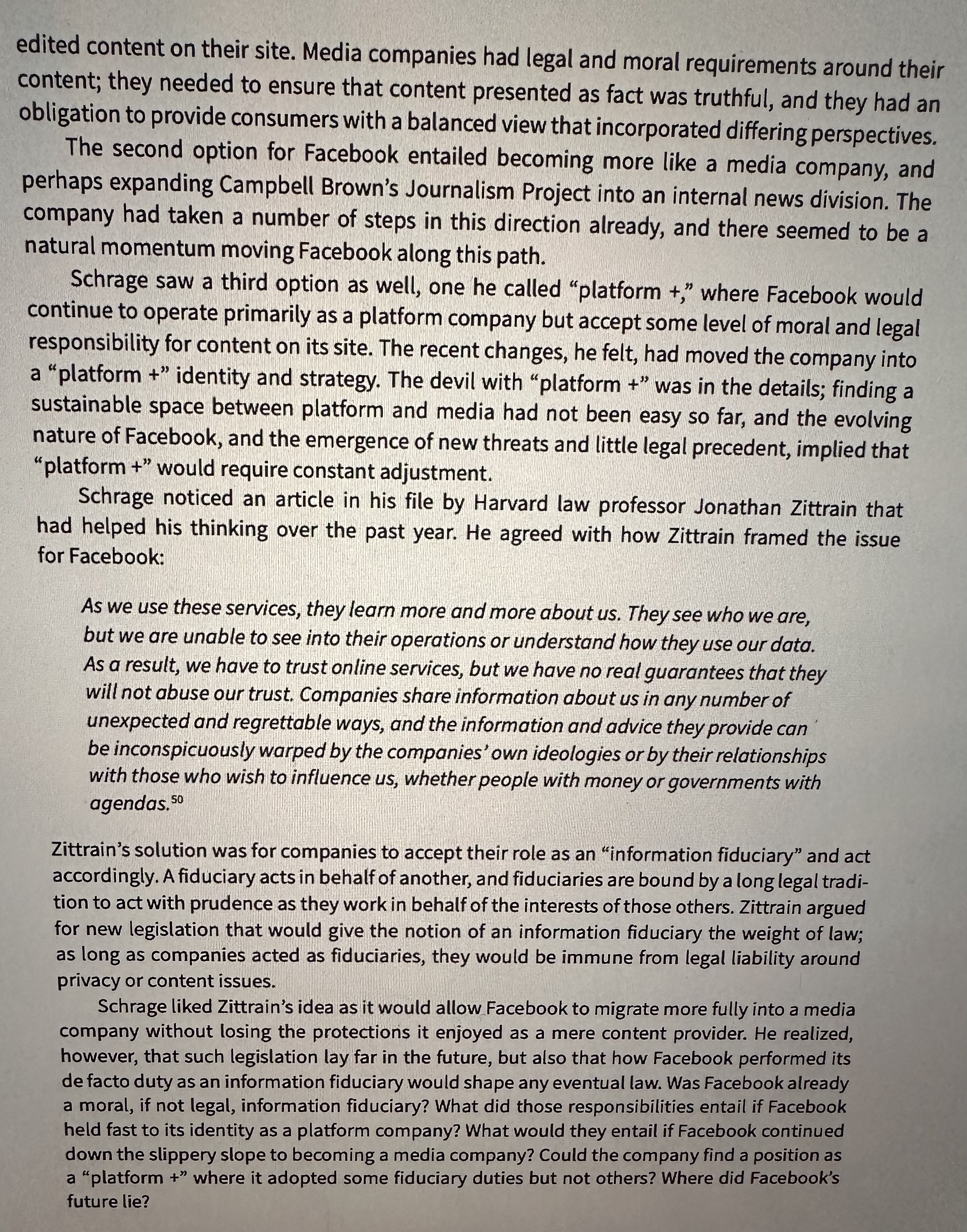 you're seeing the same messages as everyone else. So we're going to