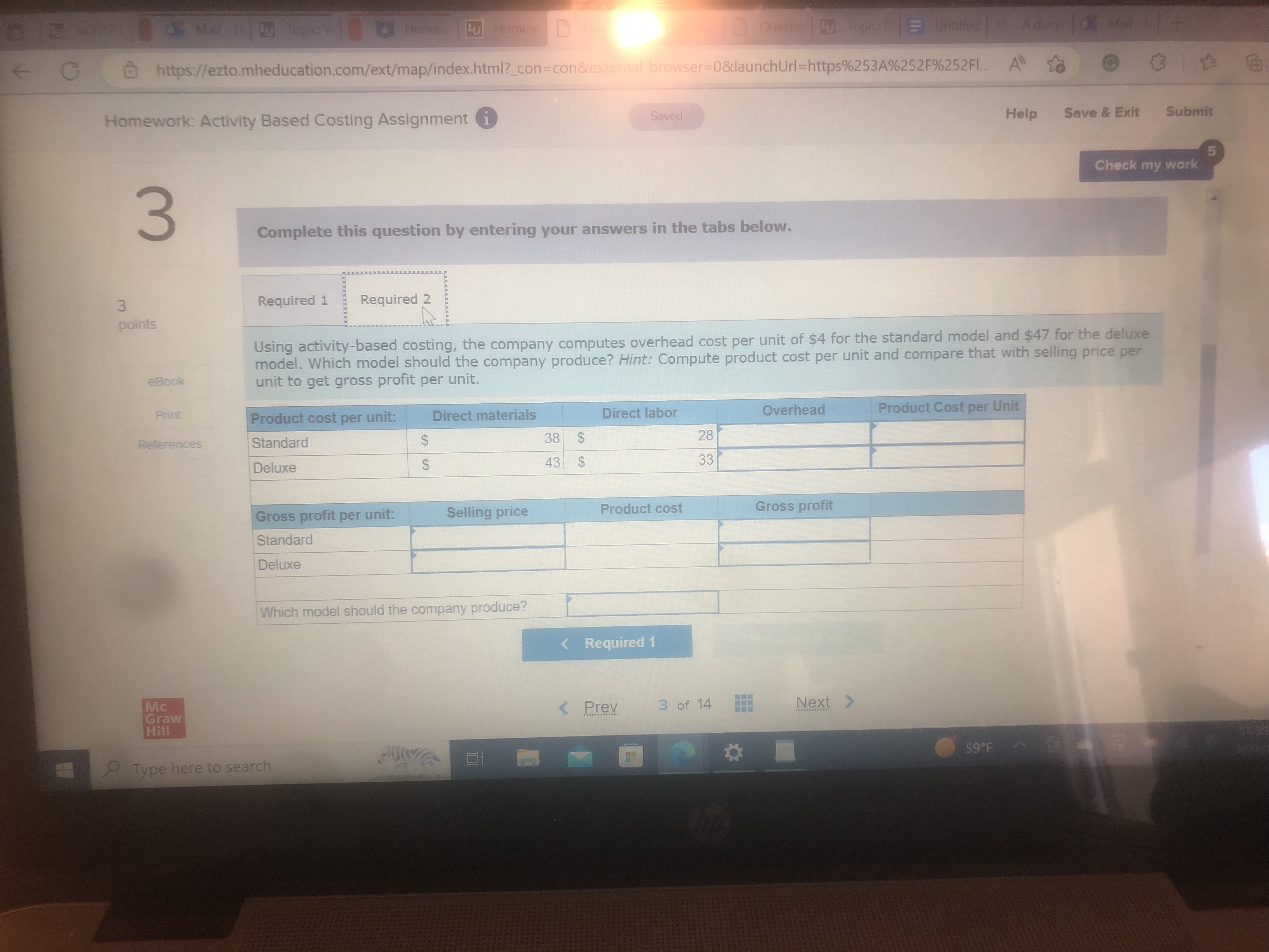 Assignment i Help Save & Exit Submit Check my work 2 Health