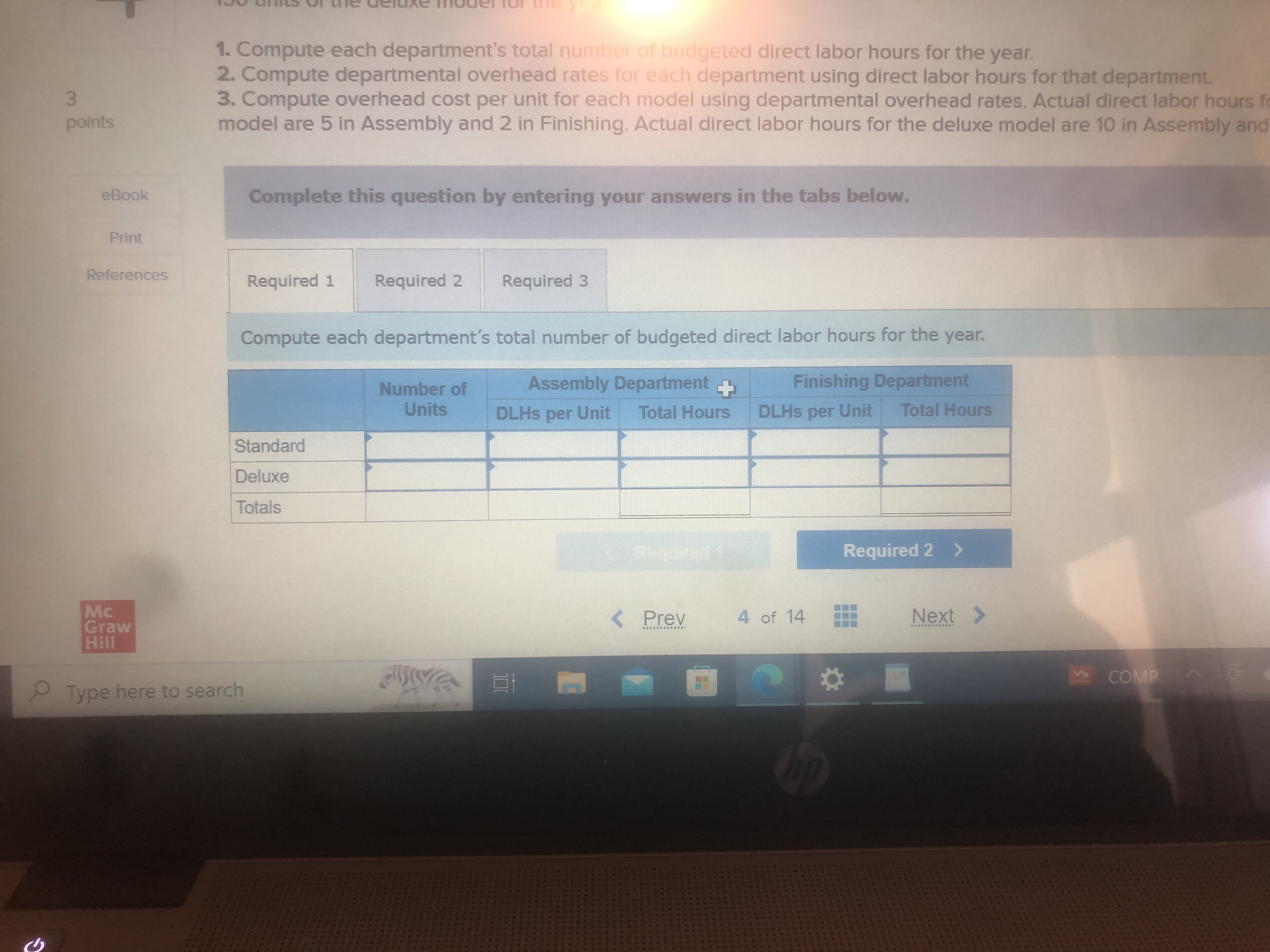 Direct Labor Overhead Product Cost per unit References Standard $ 38 $
