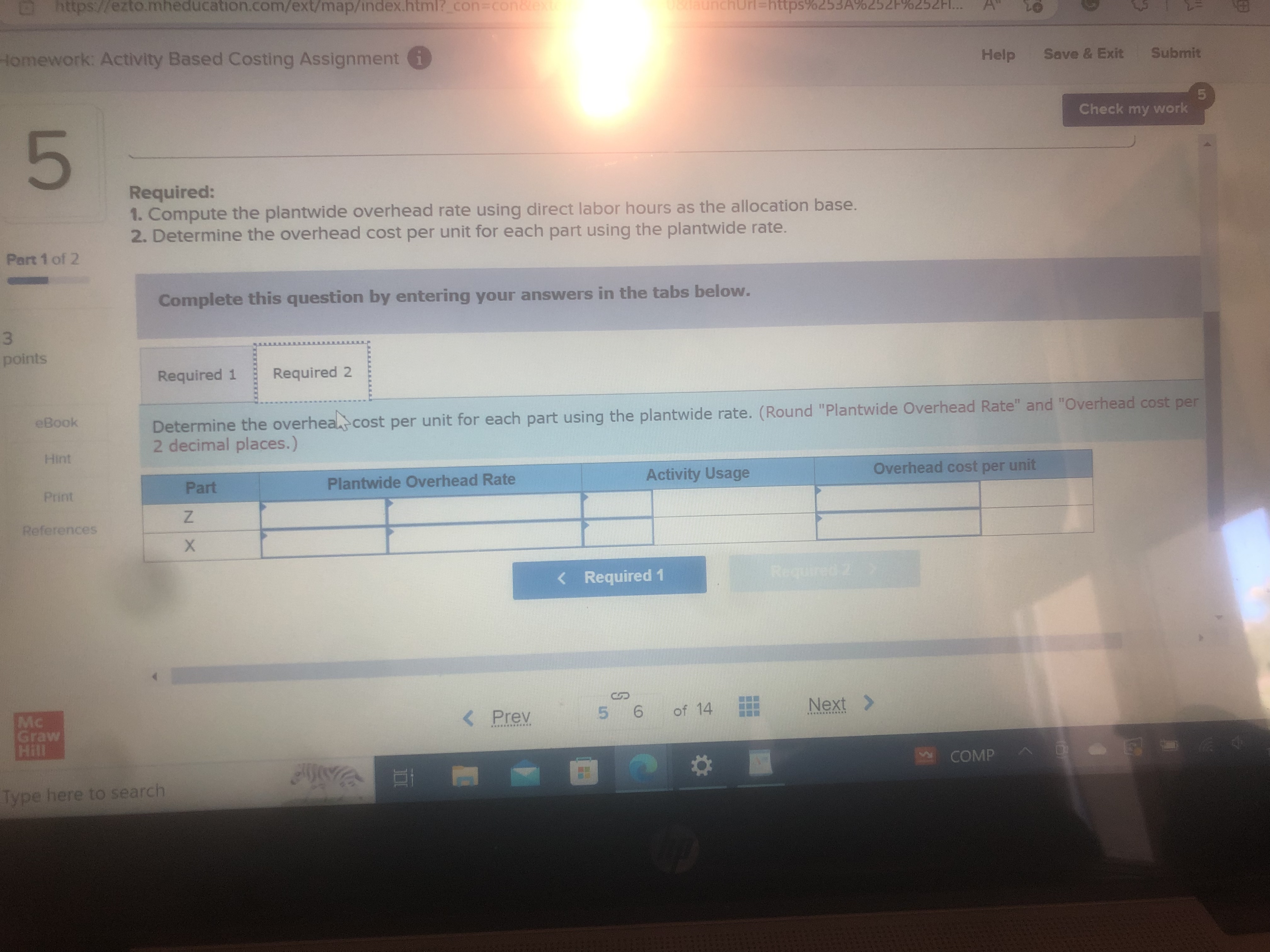 Gross profit Standard Deluxe + Which model should the company produce? Required