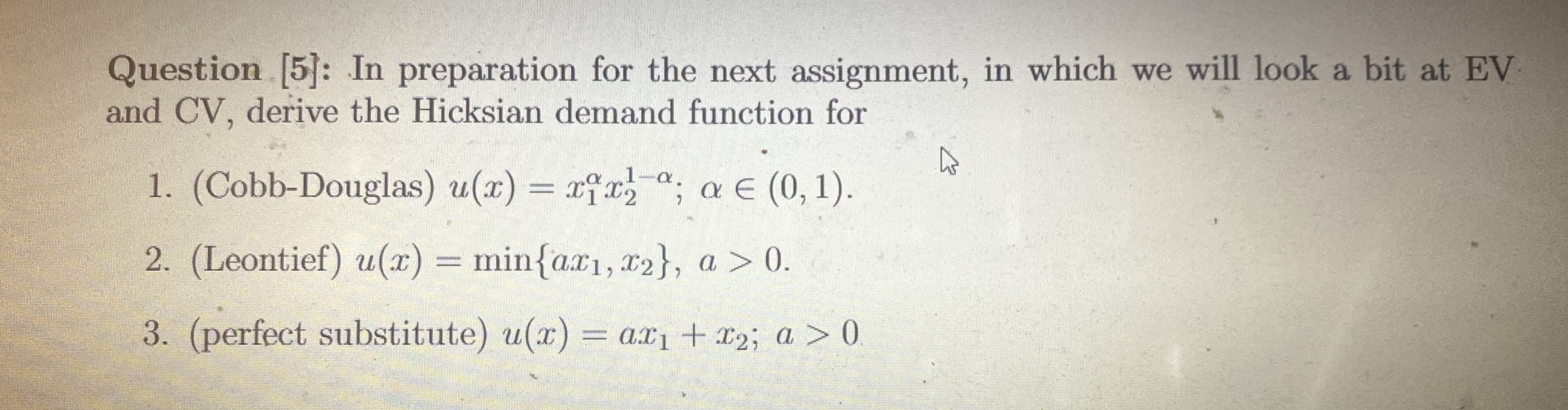Hi,Please help me answer this question. Question [5]: In preparation for the