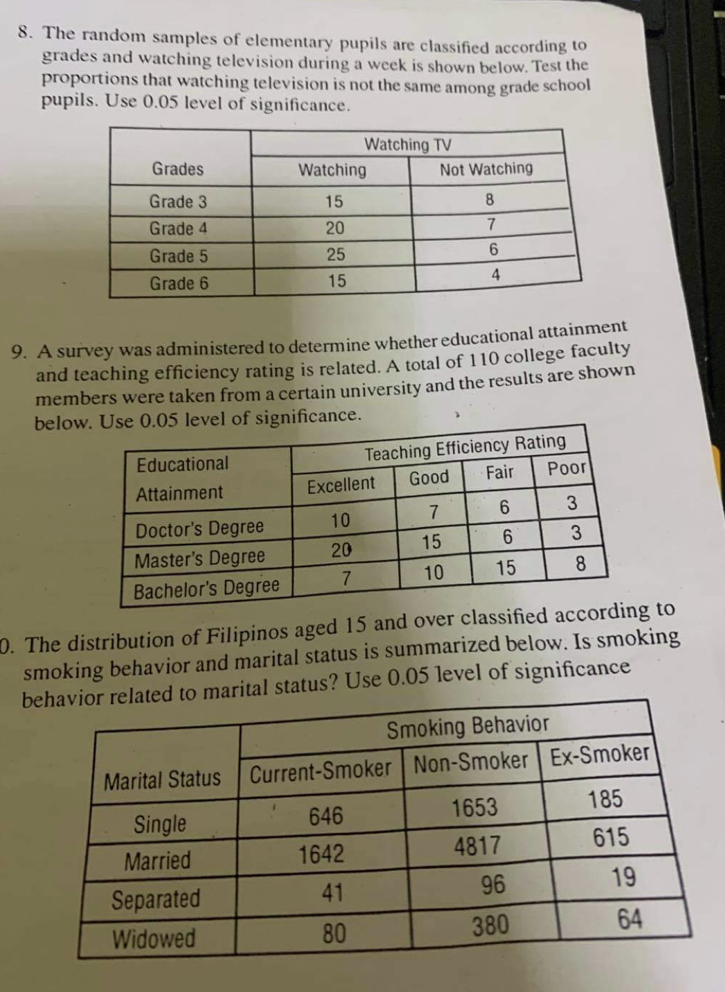 faculty members (107) instead of 110.Thank you. 10 (5:98 ) ( 7