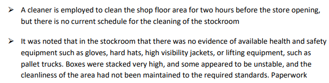 building with a stockroom located on the lower level and is situated