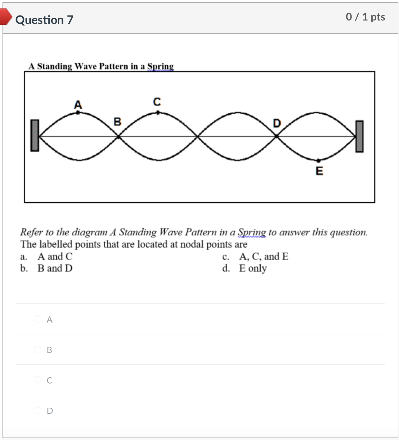 speed of 5.90 m/s, what is the amplitude of the oscillation? a.