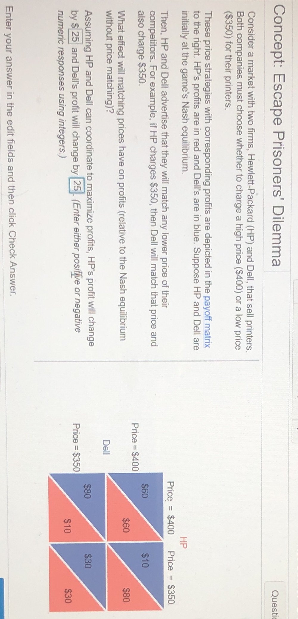 Please be advised that i went with $25 for each and the