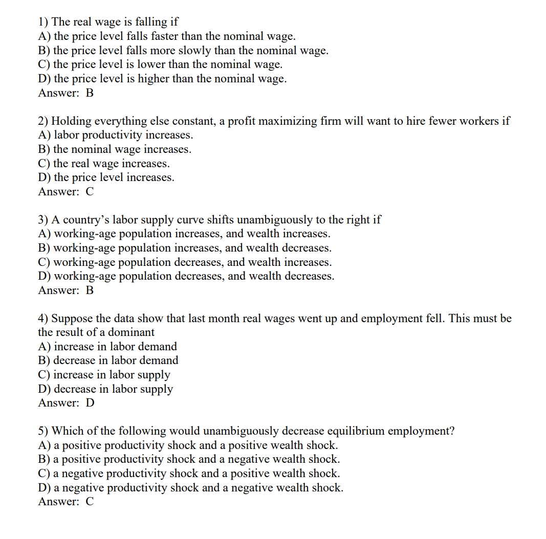 , K is , and N is A} total factor productivity; the