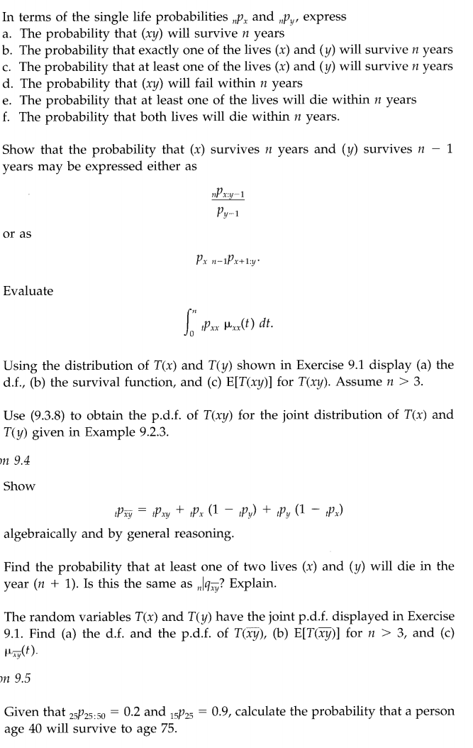 the following statements with the appropriate phrase or word(s).(i) The index of