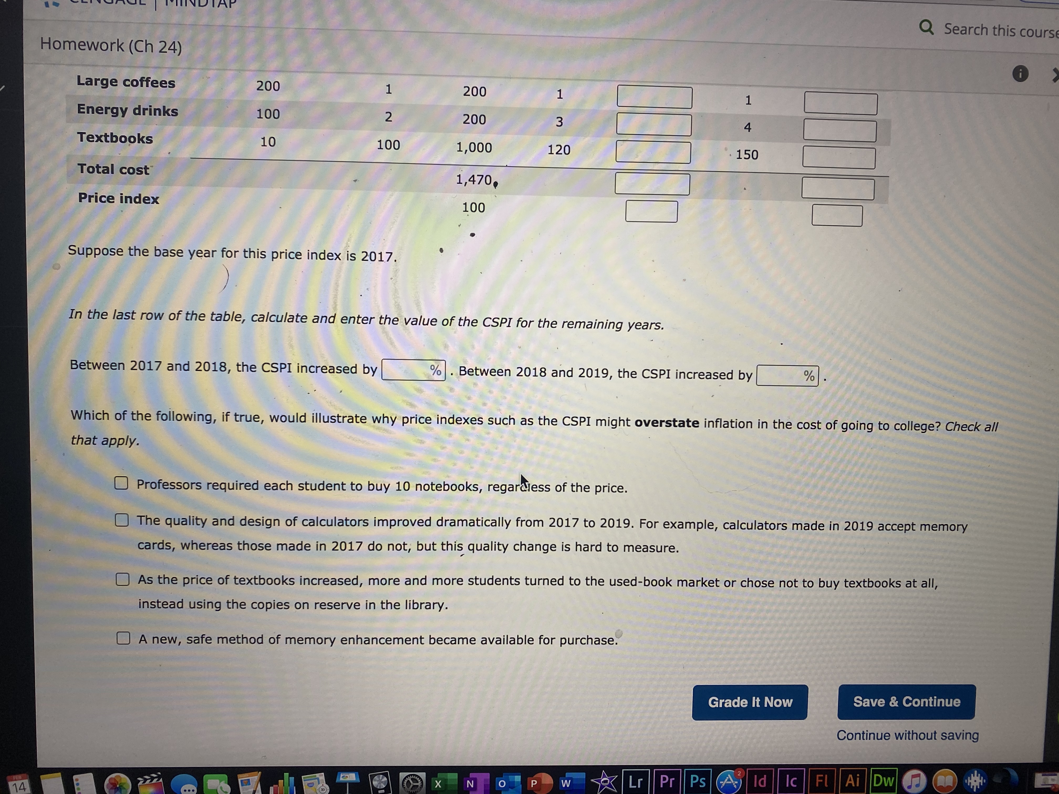 this cours Keep the Highest / 3 1. Calculating inflation using asimpleprice