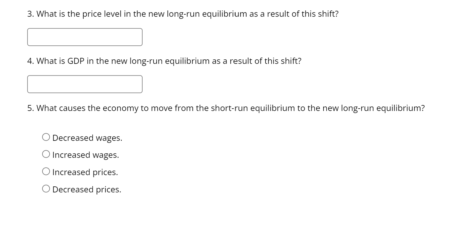 that the economy is initially in long-run equilibrium with the price level