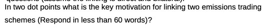  In two dot points what is the key motivation for linking