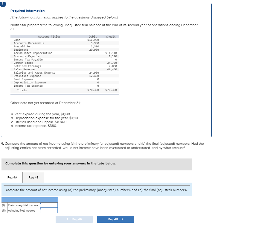I need help with the question I know where to start Required