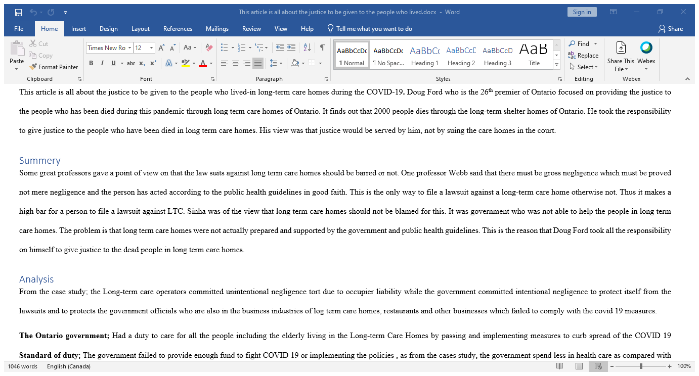 hello there... I need help in this Negligence article.. so I