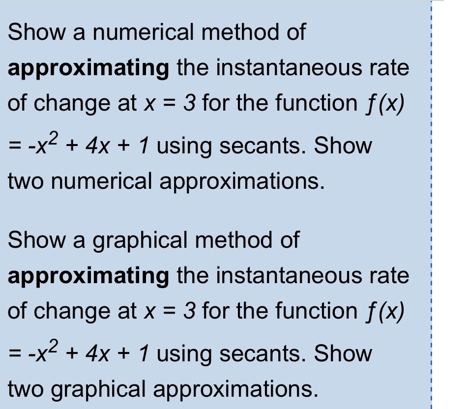 please explain step by step Show a numerical method of approximationg the
