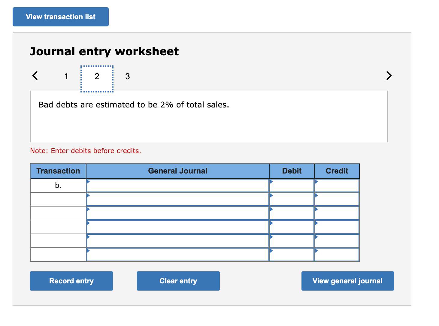 for doubtful accounts $ 19,750 debit A Problem 7-2A Part 1 Required: