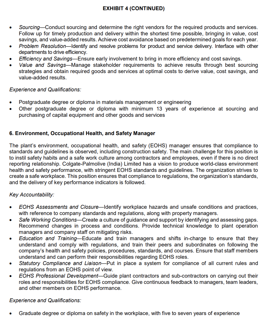 and distribution network and strong manufacturing base supported the oral care business