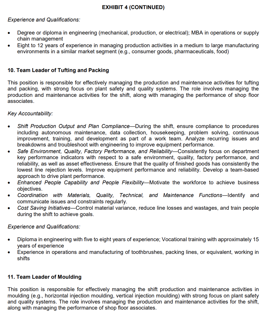 42.1 per cent in toothbrushes, Colgate-Palmolive was in a comfortable financial position,