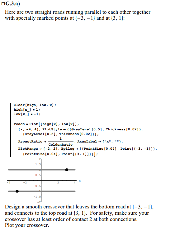  OG.3.a) Here are two straight roads running parallel to each other