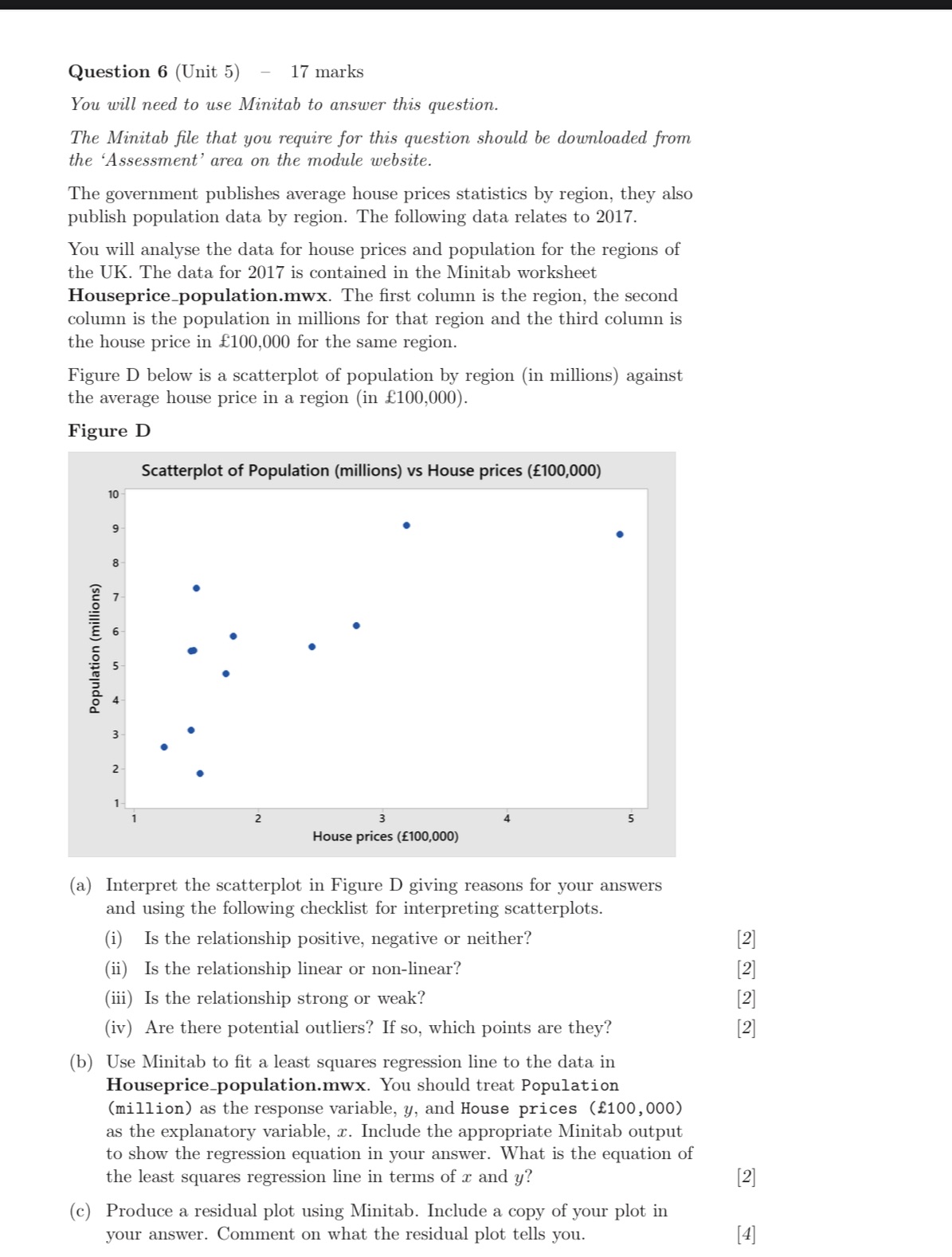 Question 6 (Unit 5) 17 marks You will need to use