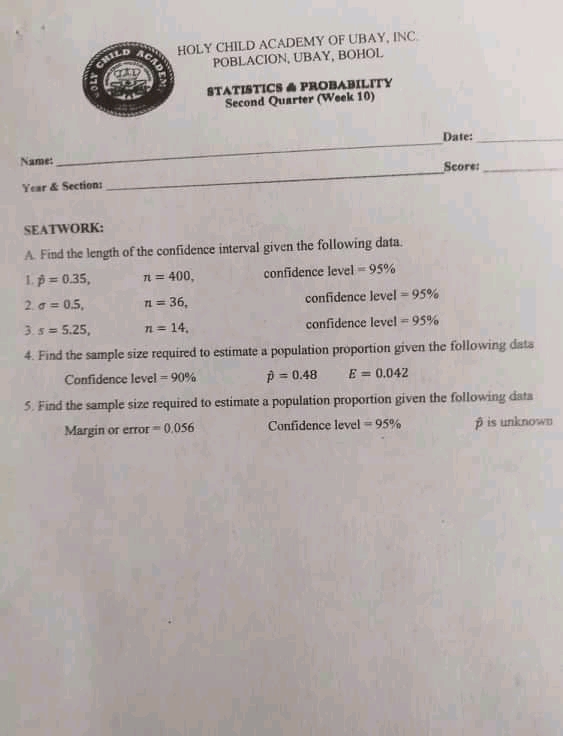 AND SECTION: SCORE: Activity 1: 1. What elements were formed during and