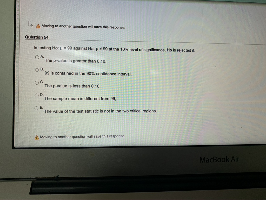 sample size increases. O C. A length of the symmetric confidence interval