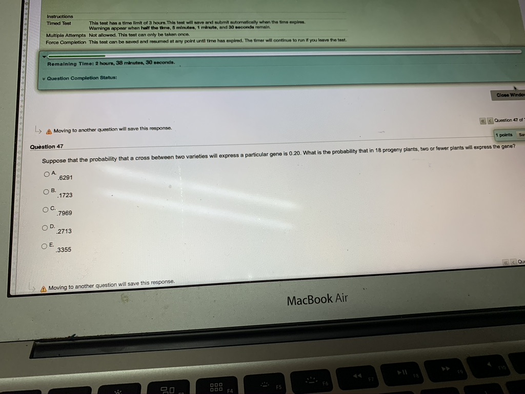 > Moving to another question will save this response. MacBook AirMultiple Att