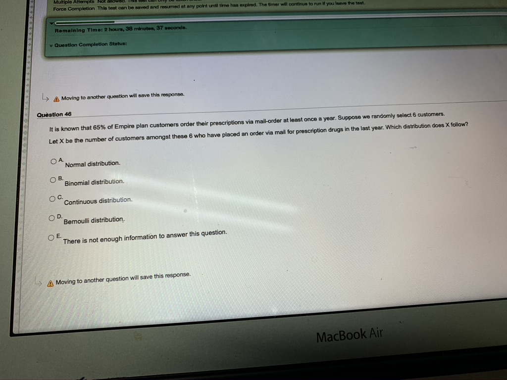 prescriptions via mail-order at least once a year. Suppose we randomly select