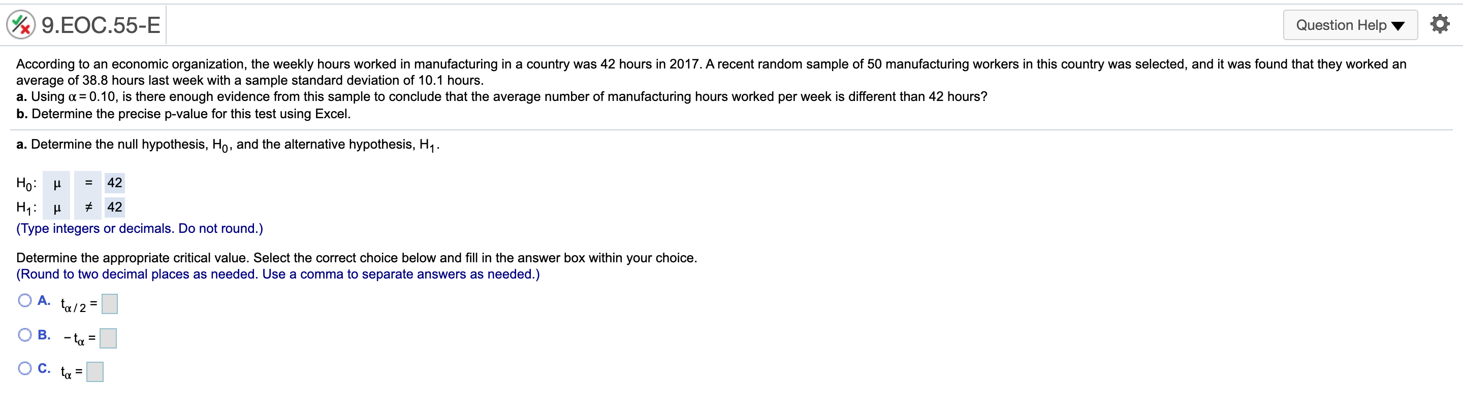 "extremely proud\" to be American. Using or = 0.05, complete parts a