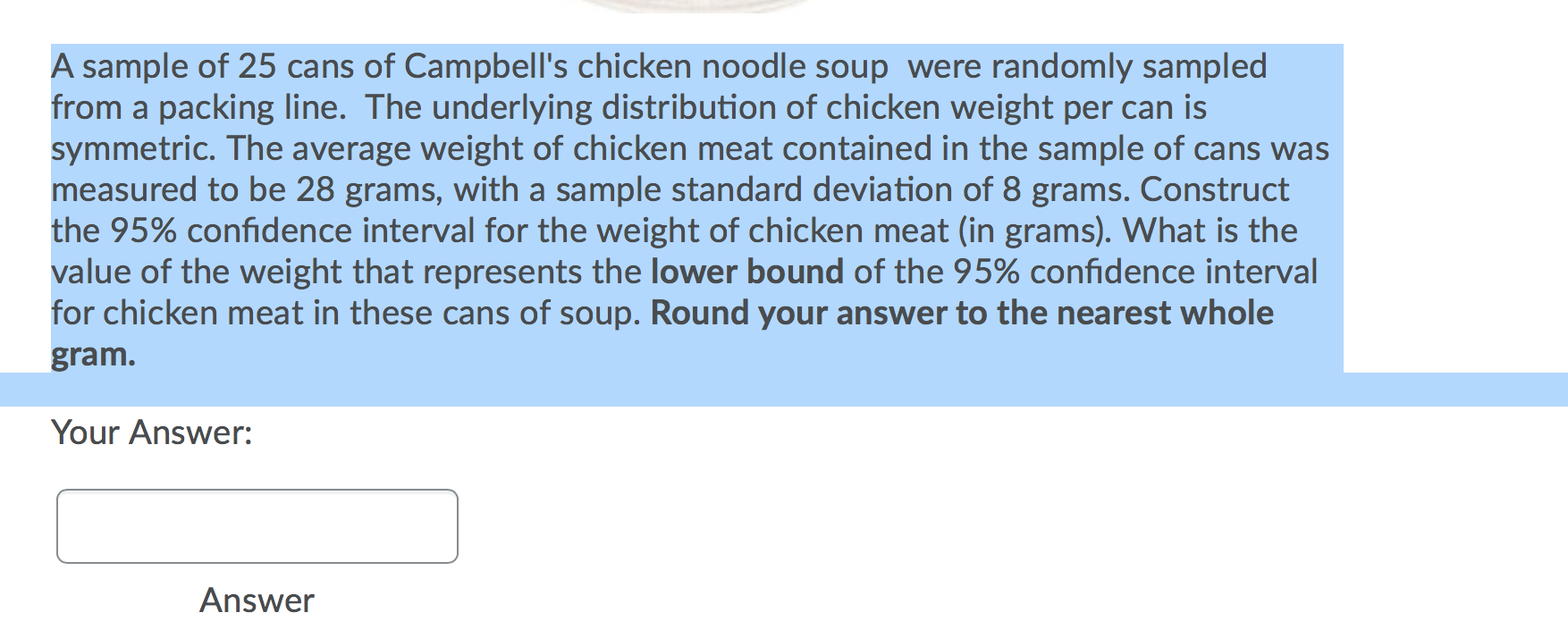 distribution of the sample mean is approximately normal if the sample size