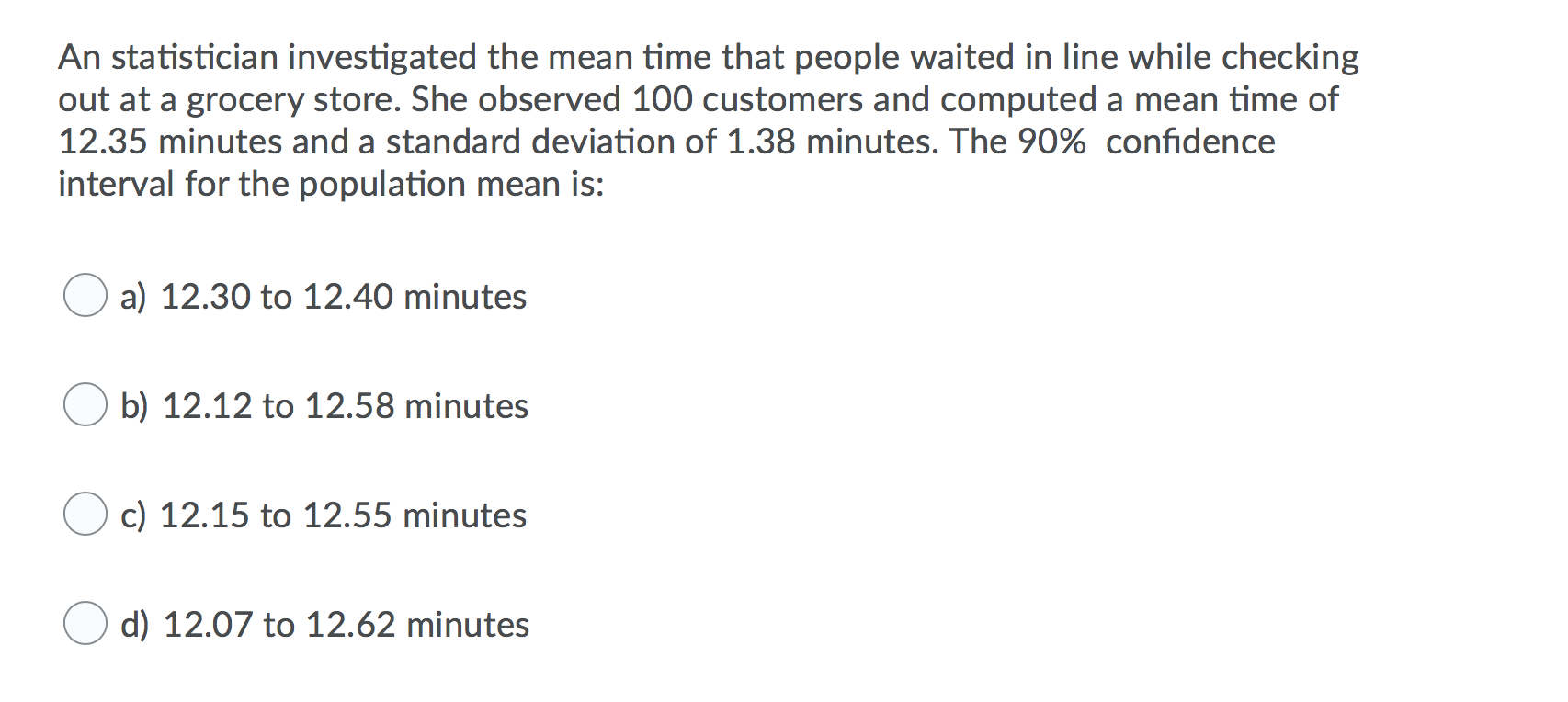 the sampling distribution. 0 have no impact on the standard deviation of