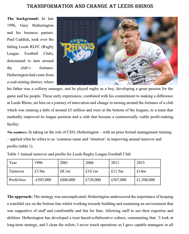 with the job more and spend less time infighting. Hetherington, opted to