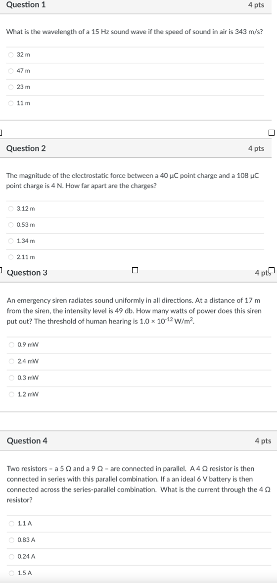 is the wavelength ofa 15 Hz sound wave if the speed of
