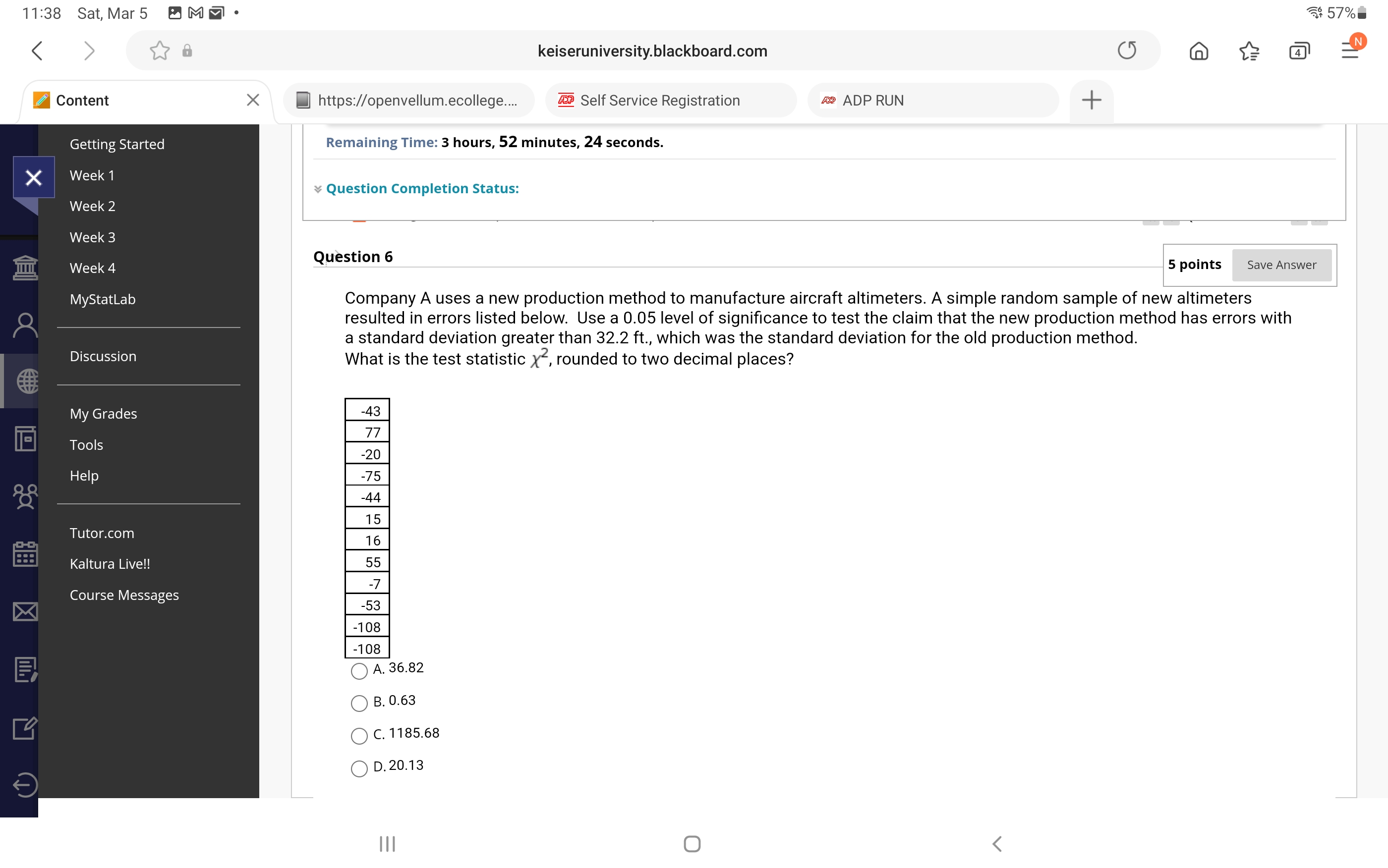 X https://openvellum.ecollege.. 42 Self Service Registration ADD ADP RUN + Email Remaining