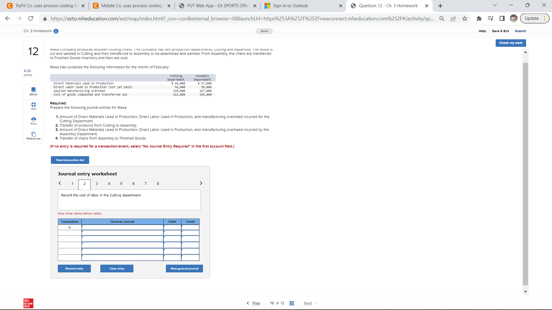 uses process costing X 5 FUT Web App - EA SPORTS Officia