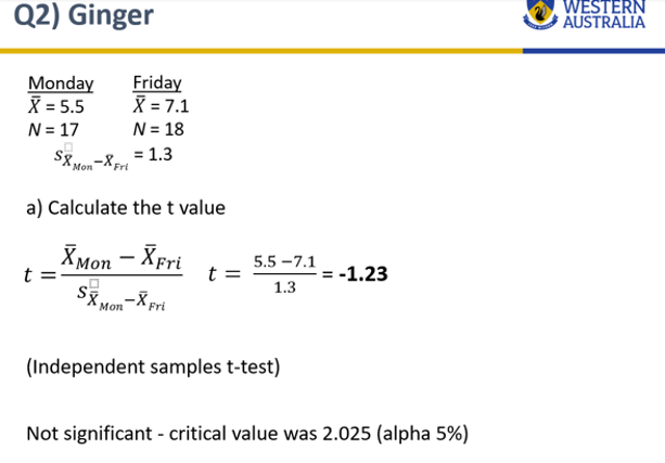 One week, Ginger decided to collect tutorial satisfaction ratings (0-10) from students