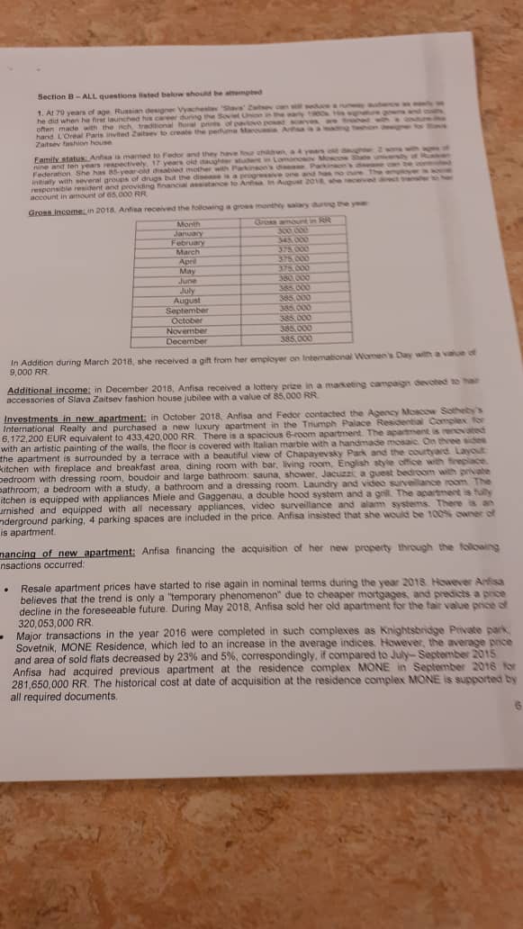 Taxation FR6 . Please help us with this Assignment Section B -