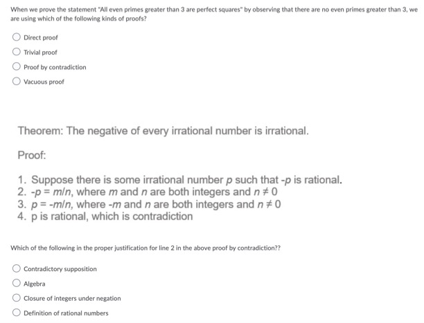 Please help me with these questions! When we prove the statement "All