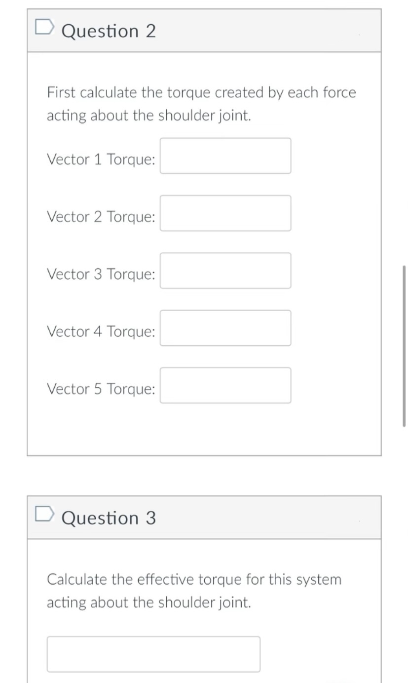 1-5 from left to right. 0.03m 435N 75 60 212N 12N 45N