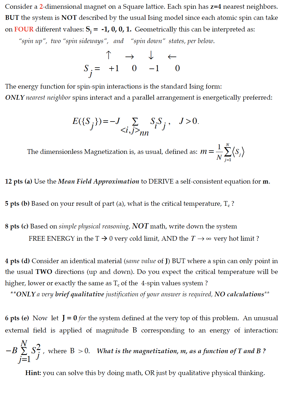 z=4 nearest neighbors. BUT the system is NOT described by the usual