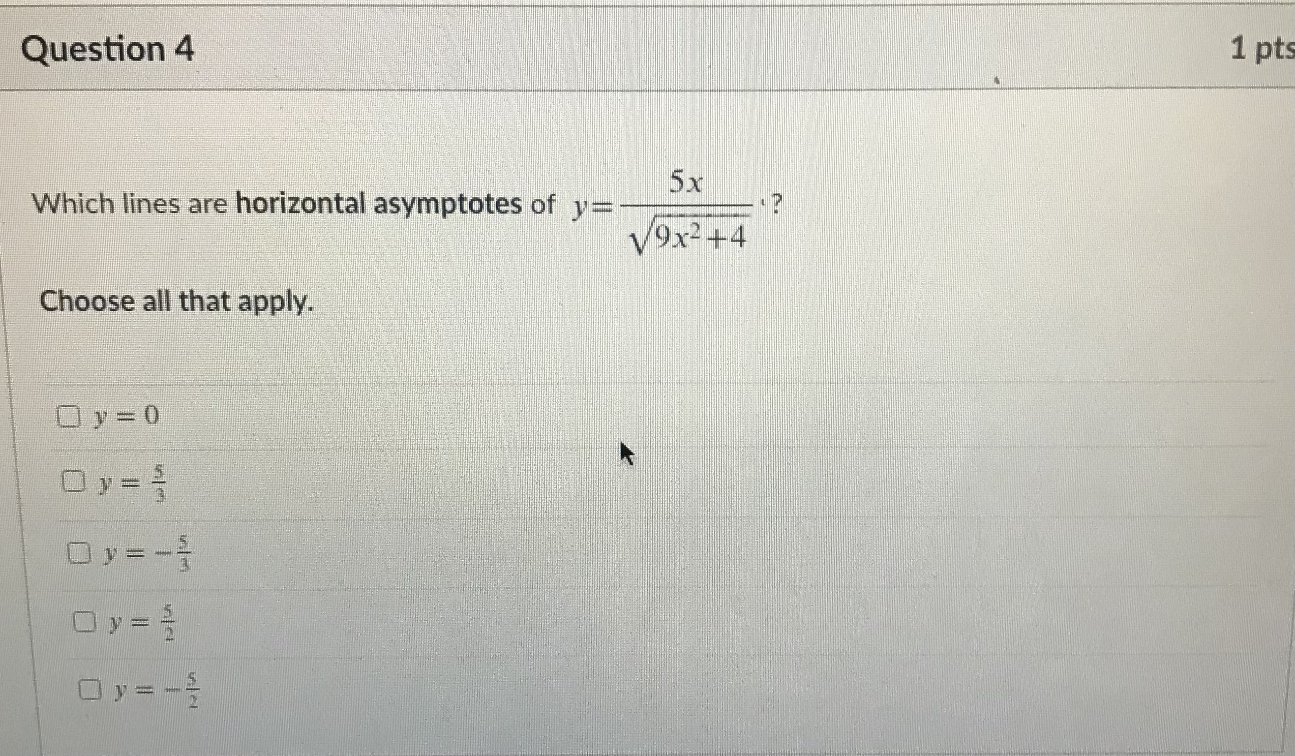 cross the line y = b . The graph of / crosses