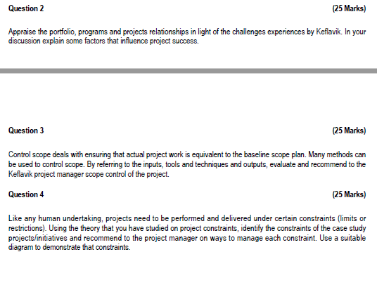 answer the question that follows. Keflavik Paper Company In recent years, Keflavik