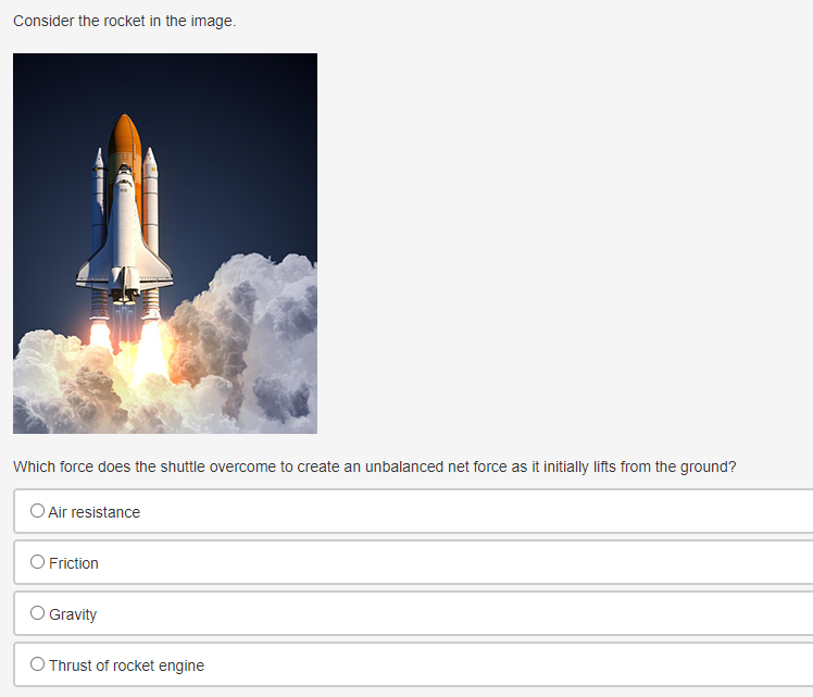  1.) The table below shows the same force acting on various